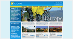Desktop Screenshot of cittours.ca